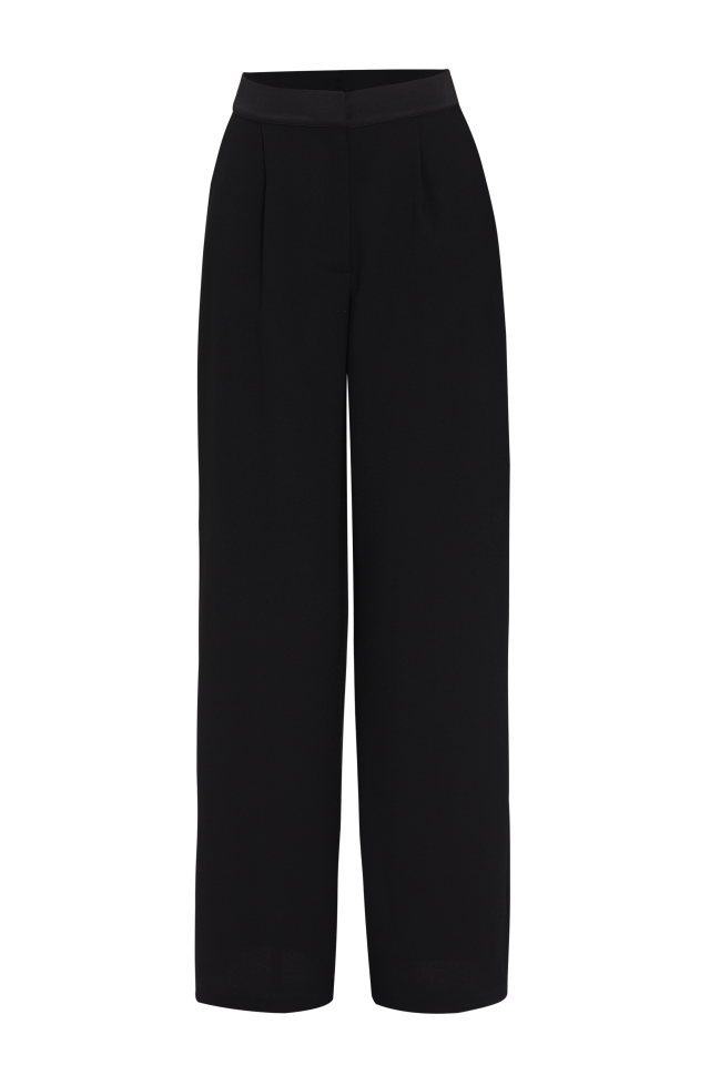 Tuxedo Suit Pants in Black