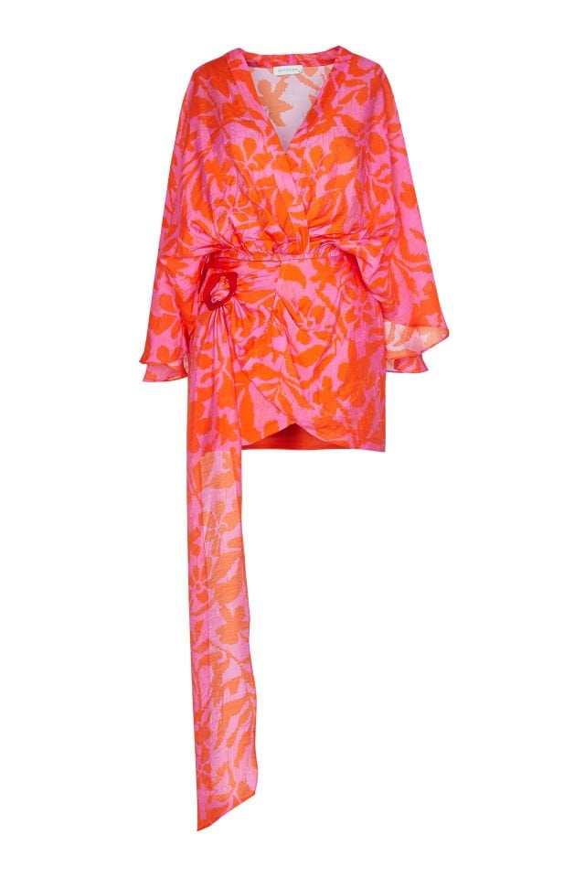 Mireya Floral Print Co-Ord Set in Pink