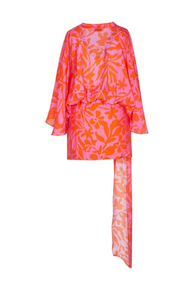 Mireya Floral Print Co-Ord Set in Pink