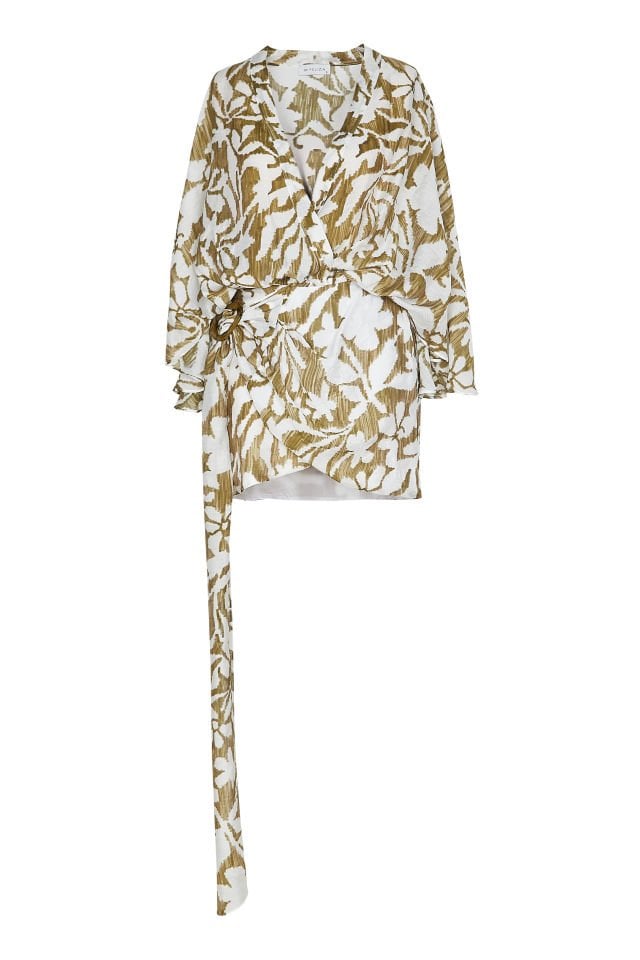 Mireya Floral Print Co-Ord Set in Green