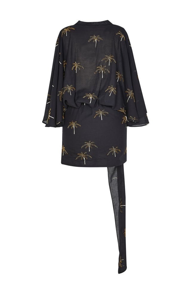 Mireya Embellished Co-Ord Set in Black