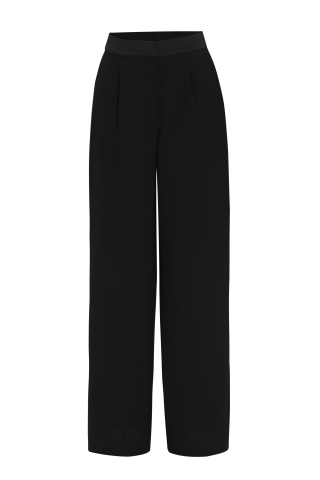 Tuxedo Suit Pants in Black