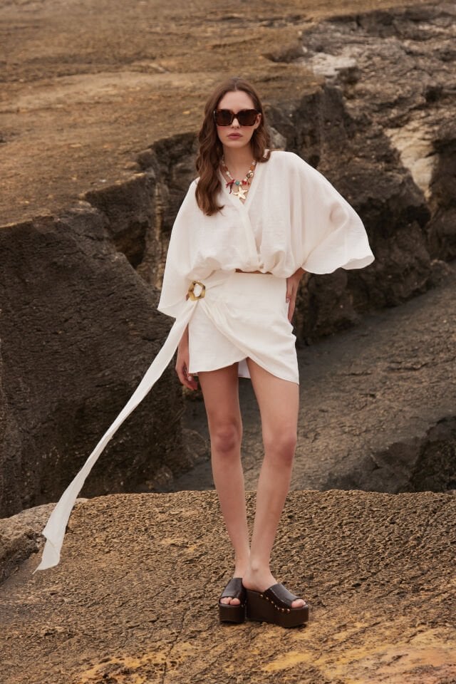 Mireya Co-Ord Set in White