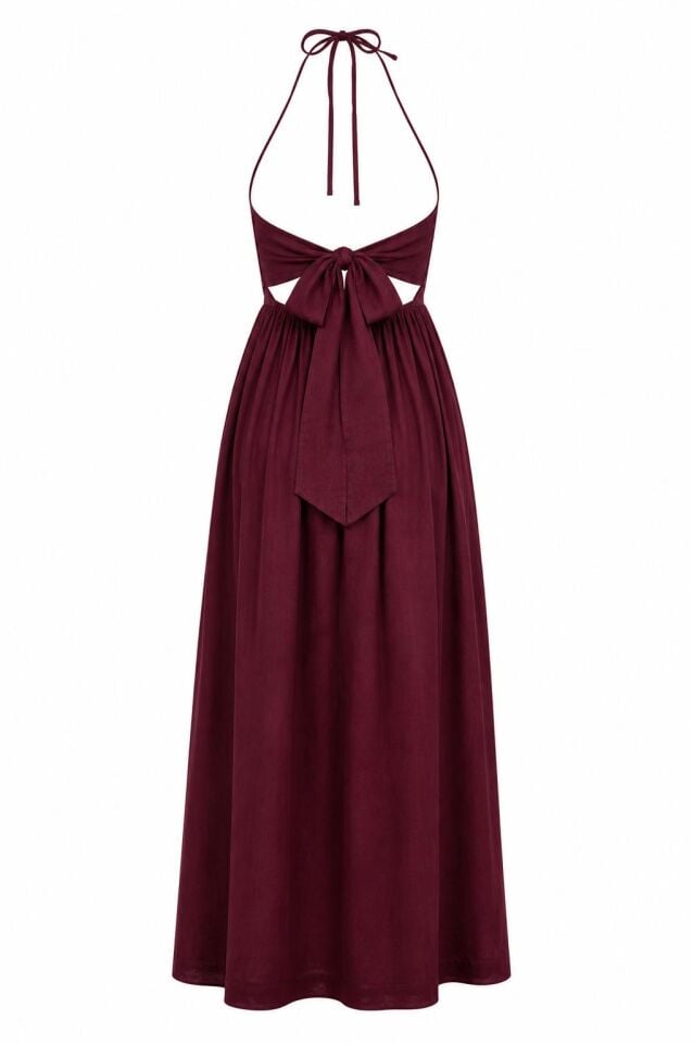 Chloe Dress in Burgundy